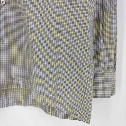 ステューシー Stussy USA製 黒タグ 開襟オープンカラー チェックシャツ メンズ import:M