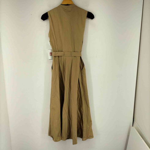 ザラ ZARA ノーカラーノースリーブワンピース レディース import:S