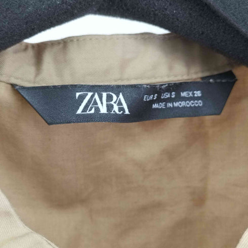ザラ ZARA ノーカラーノースリーブワンピース レディース import:S