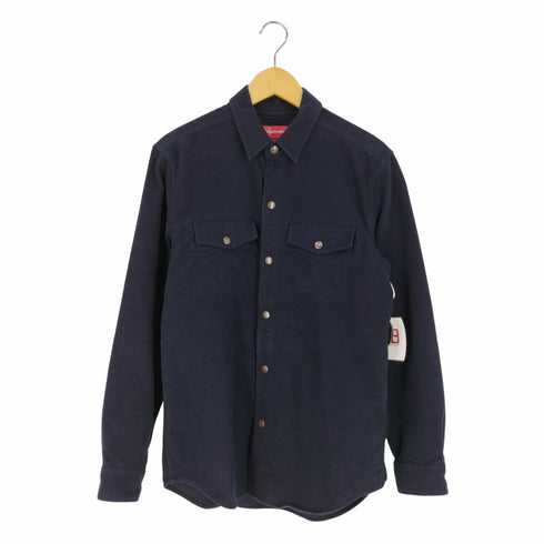 シュプリーム Supreme Moleskin Snap Front Work Shirt モールスキンスナップフロントワークシャツ メンズ import:M