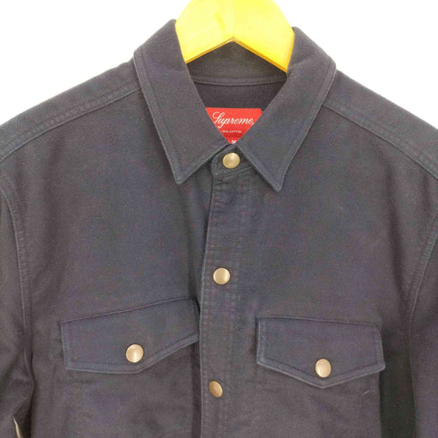 シュプリーム Supreme Moleskin Snap Front Work Shirt モールスキンスナップフロントワークシャツ メンズ import:M