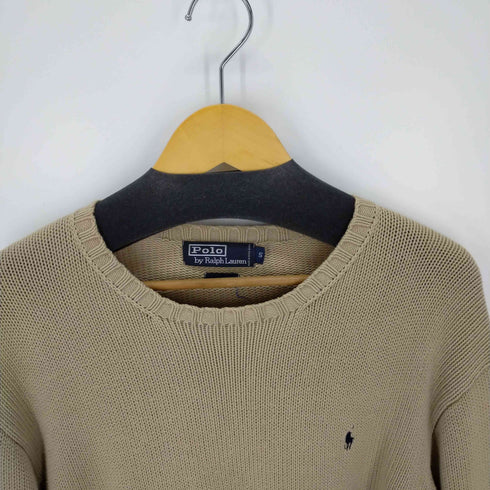 ポロバイラルフローレン Polo by RALPH LAUREN ポニー刺繍 コットンニット メンズ import:S