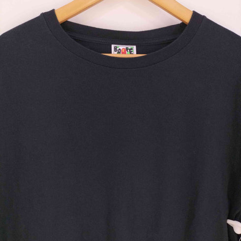 アベイシングエイプ BAPE by A BATHING APE アームロゴプリント クルーネックカットソー メンズ import:XL