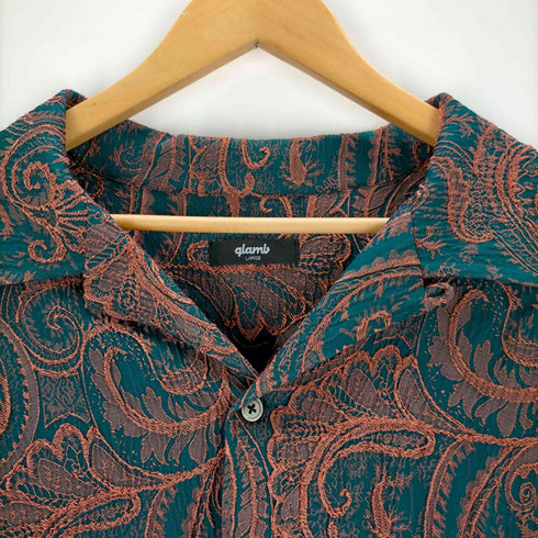 グラム glamb Open Collar Paisley SH / オープンカラーペイズリーシャツ メンズ JPN:L