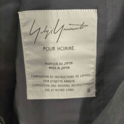 ヨウジヤマモトプールオム Yohji Yamamoto POUR HOMME 90S 98SS 花刺繍 リネン3Bテーラードジャケット メンズ JPN:S