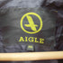 エーグル AIGLE ロゴ刺繍 ジップアップ フーデッド 中綿 ジャケット メンズ import:XS