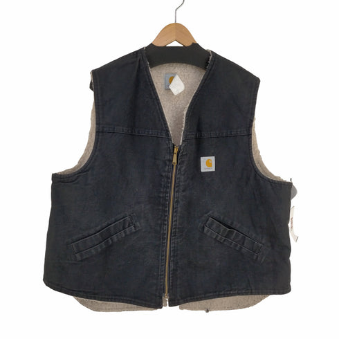 カーハート Carhartt 裏地ボア ダックワークベスト メンズ import:L