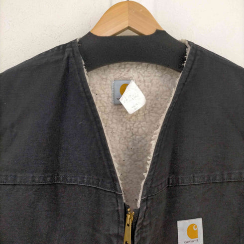 カーハート Carhartt 裏地ボア ダックワークベスト メンズ import:L