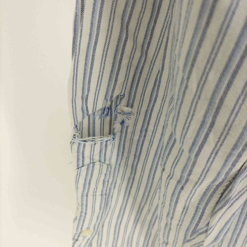 ラルフローレン RALPH LAUREN CLASSIC FIT ポニー刺繍 ストライプ B.D シャツ メンズ import:XL