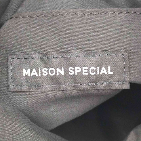 メゾンスペシャル MAISON SPECIAL ヴィーガンレザー 巾着 ショルダー バッグ ユニセックス メンズ