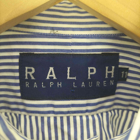 ラルフローレン RALPH LAUREN RALPH RALPH LAUREN ストライプ レギュラーカラー シャツ レディース 11
