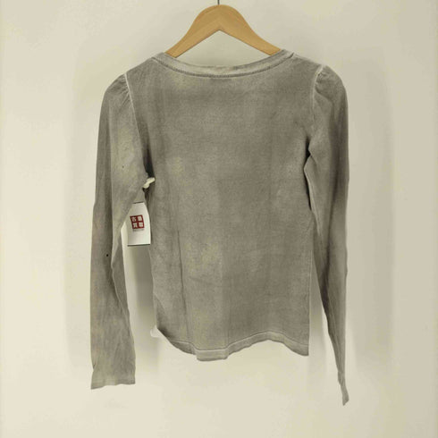 マックスアンドコー MAX & CO. イタリア製 オーバー フルプリント リボン L/S カットソー レディース import:M