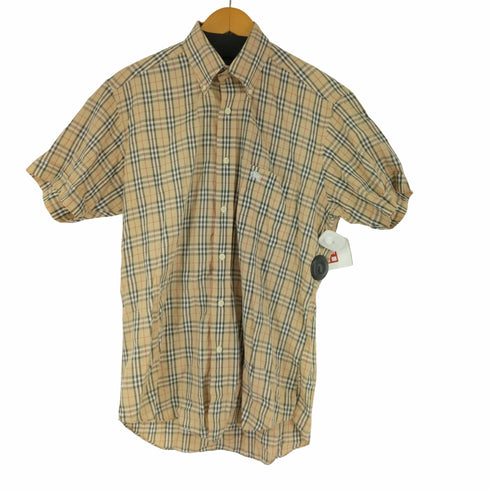 バーバリーロンドン BURBERRY LONDON ノヴァチェック S/S シャツ メンズ import:M