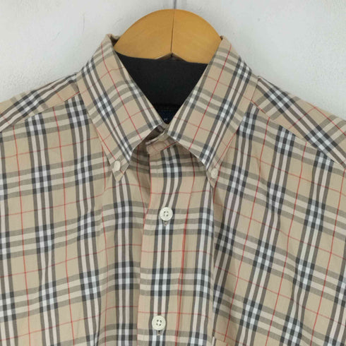 バーバリーロンドン BURBERRY LONDON ノヴァチェック S/S シャツ メンズ import:M