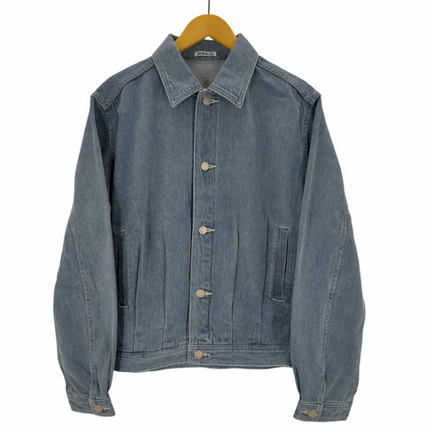 オーラリー AURALEE 24ss SELVEDGE FADED LIGHT DENIM BLOUSON LIGHT INDIGO メンズ JPN:4