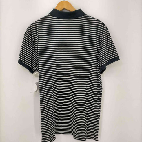 ポロバイラルフローレン Polo by RALPH LAUREN CUSTOM FIT ポニー刺繍 S/S ボーダー ポロシャツ メンズ JPN:L