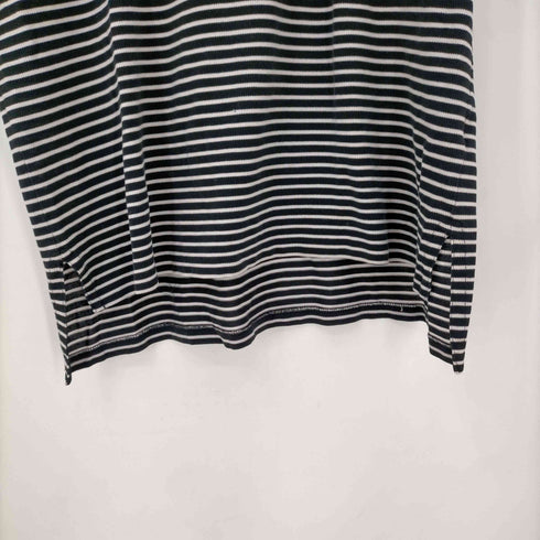 ポロバイラルフローレン Polo by RALPH LAUREN CUSTOM FIT ポニー刺繍 S/S ボーダー ポロシャツ メンズ JPN:L