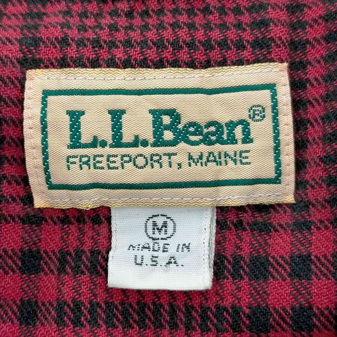 エルエルビーン L.L.Bean 80s USA製 タータンチェックシャツ メンズ JPN:M