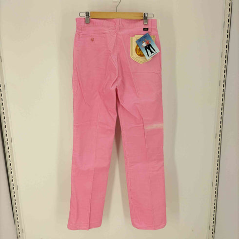 リー Lee 70-80S 816 TONI JEANS コーデュロイ カラー パンツ ピンク ロケットTALON デッドストック メンズ 30x33