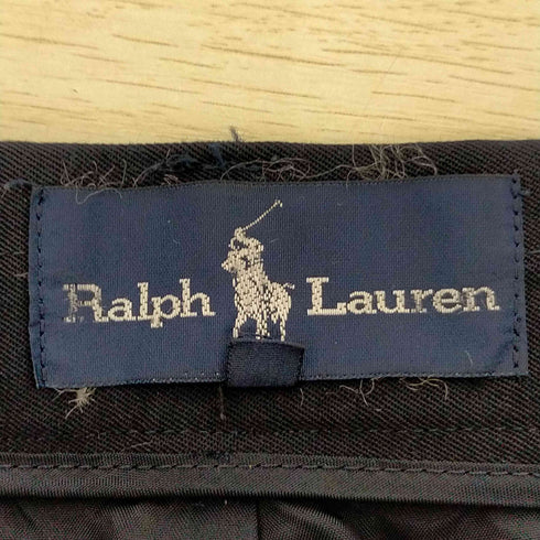 ラルフローレン RALPH LAUREN ウール 2タックスラックスパンツ レディース 9