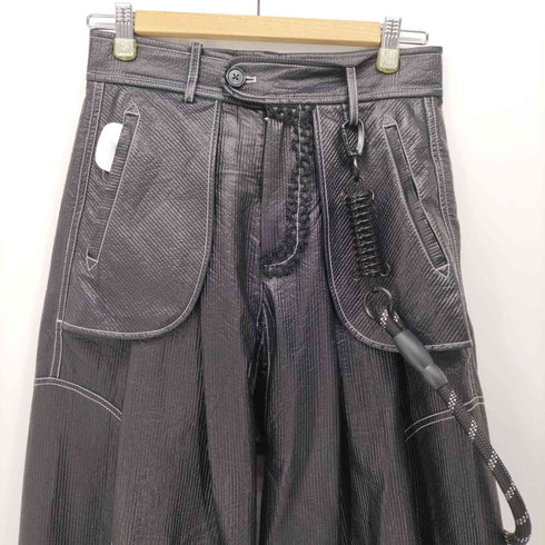 ナットエンペラー NUT EMPEROR PU leather wide pants メンズ JPN:2