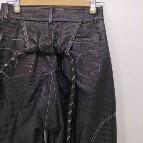 ナットエンペラー NUT EMPEROR PU leather wide pants メンズ JPN:2