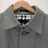 バーバリーブラックレーベル BURBERRY BLACK LABEL 千鳥格子 チンスト ハーフコート メンズ L