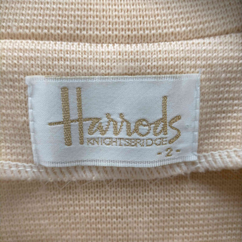 ハロッズ HARRODS 金釦 ニットジャケット レディース JPN:2