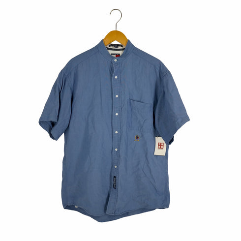 トミーヒルフィガー TOMMY HILFIGER ロゴ刺しゅう半袖シャツ メンズ 151/2
