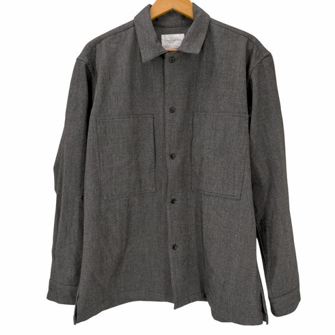 アーバンリサーチドアーズ URBAN RESEARCH DOORS ウールライクボックスシャツ メンズ 40