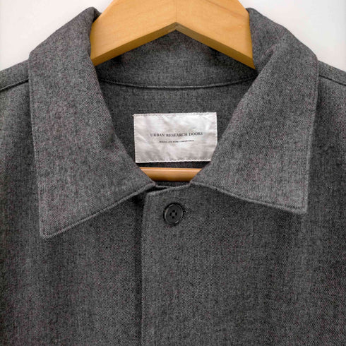 アーバンリサーチドアーズ URBAN RESEARCH DOORS ウールライクボックスシャツ メンズ 40