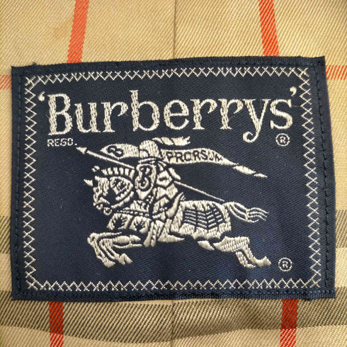 バーバリーズ BURBERRYS 玉虫色 裏地ノバチェック トレンチコート メンズ