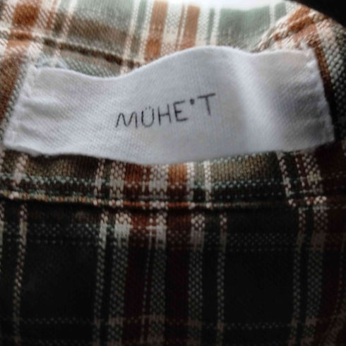 ミュエータ MUHET ボタンダウンL/Sチェックシャツ メンズ JPN:M