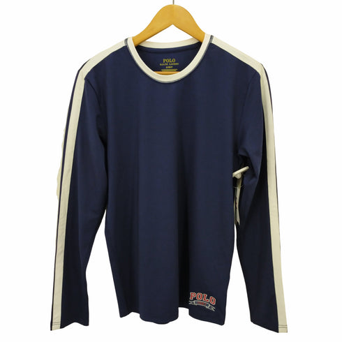 ポロラルフローレン POLO RALPH LAUREN ロゴプリントクルーネックトレーニングシャツ メンズ JPN:S