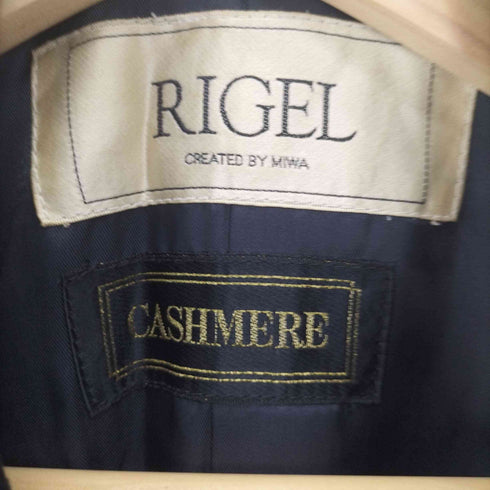 リゲル RIGEL CREATED BY MIWA カシミヤ100% チェスター コート メンズ