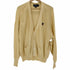 ポロバイラルフローレン Polo by RALPH LAUREN MADE IN GREAT BRITAIN ゴルフエンブレム 畦網 コットン カーディガン メンズ import:M