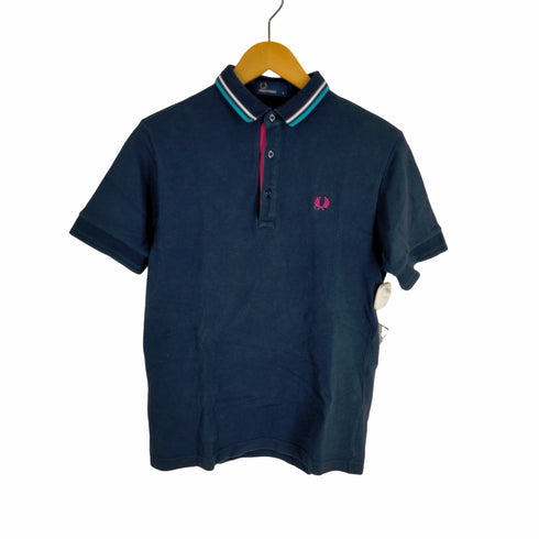 フレッドペリー FRED PERRY 月桂樹刺しゅう鹿の子ポロシャツ メンズ JPN:S