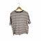 ロクビューティーアンドユースユナイテッドアローズ 6 BEAUTY & YOUTH UNITED ARROWS 22SS COTTON MULTI BORDER T-SHIRT レディース