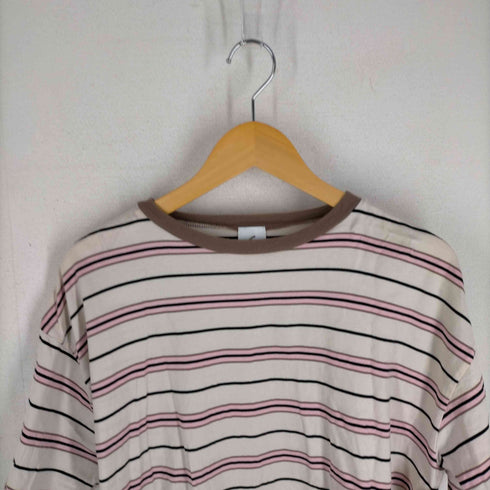 ロクビューティーアンドユースユナイテッドアローズ 6 BEAUTY & YOUTH UNITED ARROWS 22SS COTTON MULTI BORDER T-SHIRT レディース