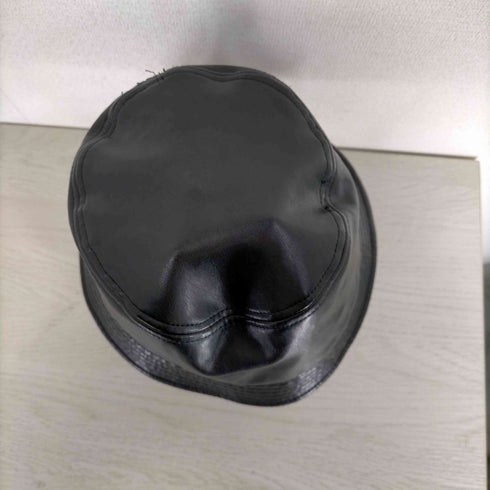 アズールバイマウジー AZUL by moussy BUCKET HAT フェイクレザーバケットハット メンズ FREE