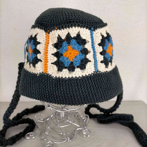antage クロシェニットキャップ レディース