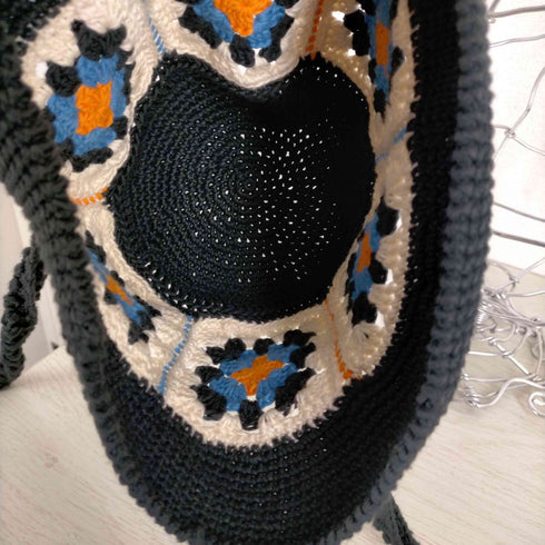 antage クロシェニットキャップ レディース