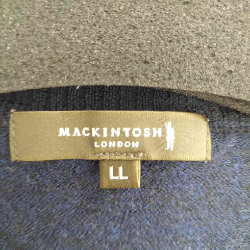 マッキントッシュ ロンドン Mackintosh LONDON フロント刺繍 メランジウールVネックニット メンズ LL