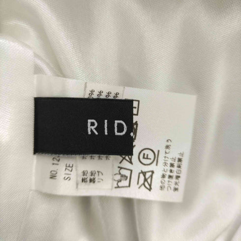 リドルフロム rid.dle from... サイドライン ロングプリーツスカート レディース FREE