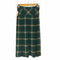 キャシャレル cacharel NEW WOOL チェック ボックス プリーツ スカート レディース