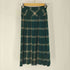 キャシャレル cacharel NEW WOOL チェック ボックス プリーツ スカート レディース