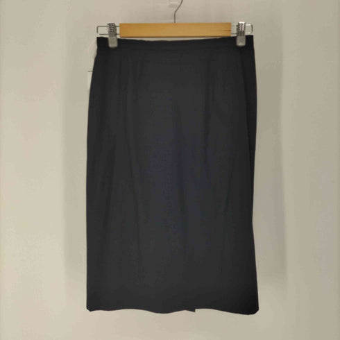 アクアスキュータム AQUASCUTUM シルク混 1Bテーラード ジャケット スカート セットアップ レディース