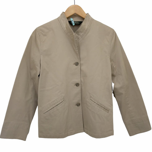 エディーバウアー Eddie Bauer バンドカラーコットンジャケット レディース JPN:M