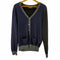 メティキュラス ニットウェア Meticulous knitwear パネル切り替え ウールVネックカーディガン メンズ import:L