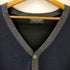 メティキュラス ニットウェア Meticulous knitwear パネル切り替え ウールVネックカーディガン メンズ import:L